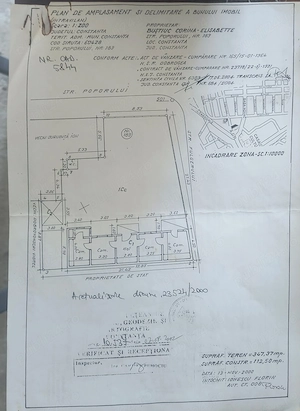 Vand teren cu casa de demolat Coiciu