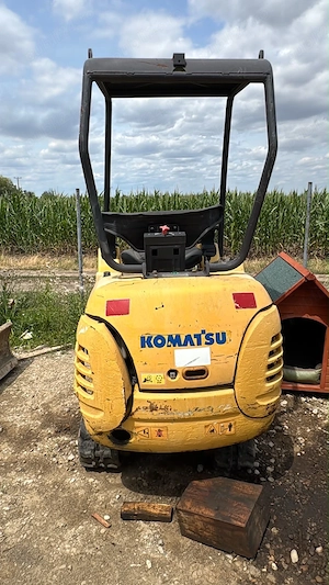 vand miniescavator  Komatsu 3 pistoane  - imagine 3