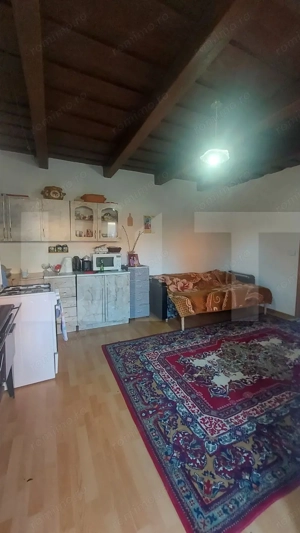 Casă lemn masiv, 50 mp,  teren și livadă, zona Telechia - imagine 4