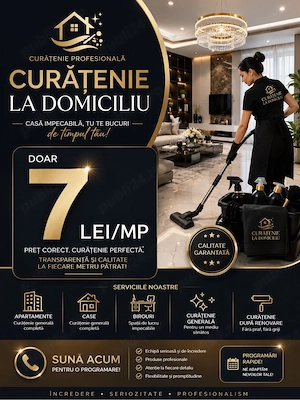 oferim servicii te curatenie ! 
