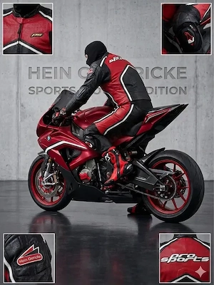 Costum moto Hein Gericke nepurtat, marime 54  - imagine 3