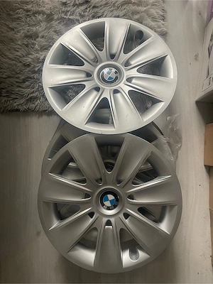 Set capace BMW pentru jante tabla 16 adanci, originale BMW  