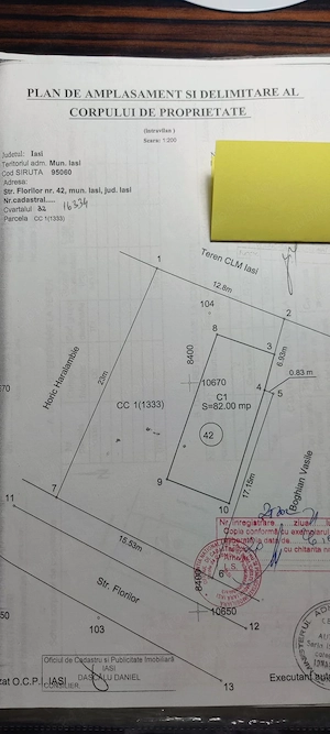 Vând teren 340 mp zona centrală, Iași - imagine 3