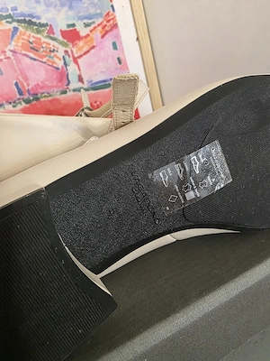 Balerini Vagabond Mary Jane din piele naturală, alb-negru, mărimea 37, noi - imagine 5