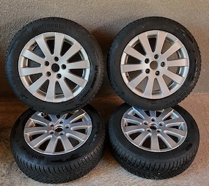 Jante Aliaj Originale VW  + Anvelope All-Season (Continental/Goodyear) - Set complet