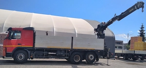autocamion Volvo FM 62 RB Schwarzmuller, cu macara hidraulica tip HIAB - imagine 5