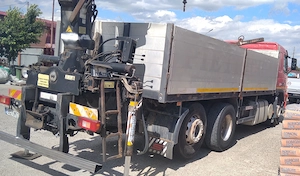 autocamion Volvo FM 62 RB Schwarzmuller, cu macara hidraulica tip HIAB - imagine 4