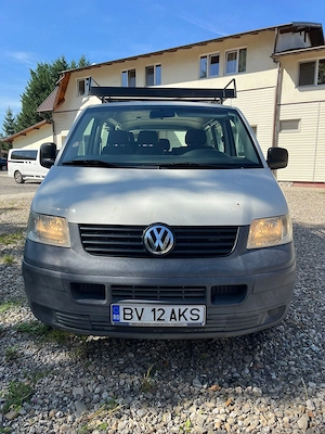 VW t5, 8+1, 2006, 1.9diesel, AC, servisat complet - imagine 3