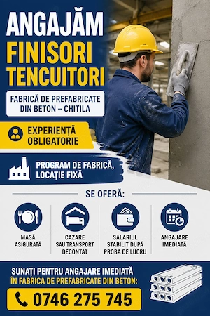 FINISOR tencuitor- fabrica Chitila