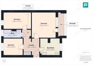 Apartament 3 camere Etaj 3 Zona Aurel Vlaicu - imagine 8