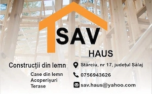 Constructii Case Lemn, Acoperisuri de la A la Z, Dulgherie - Sav Haus SRL - imagine 2