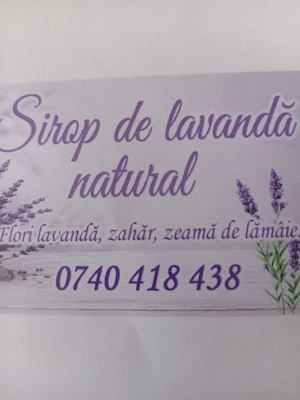 Sirop de Lavanda natural