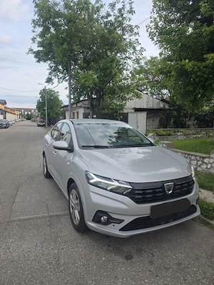 Dacia Logan Expression 27720  km - ECO-G(GPL din fabrica), Gri Metalizat - imagine 4