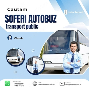 Soferi Categoria D - Olanda   Pana la 3500 NET