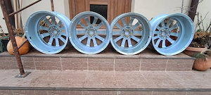 Vând anvelope 4 anvelope vară BRIDGESTONE TURANZA 6 - 225/45 R17 91 Yși jante aliaj DEZENT 17 inch  - imagine 10