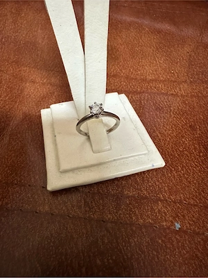 inel din platina 950 Tiffany&CO solitaire  cu diamant 