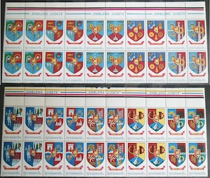Lot Stemele Județelor , I și II, din 1976 și 1977