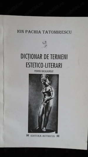 Dictionar de termeni estetico - literari