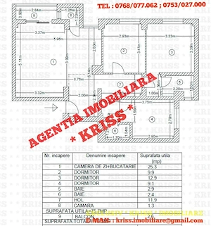 OFERTĂ! Apartament 4 Camere NORD-KAUFLAND Confort 1 Decomandat Etaj Intermediar Renovat Total Liber - imagine 19