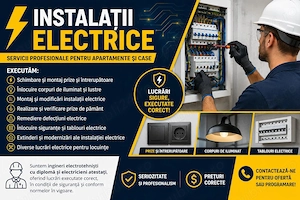 Instalații Electrice   Servicii Profesionale pentru Case și Apartamente 