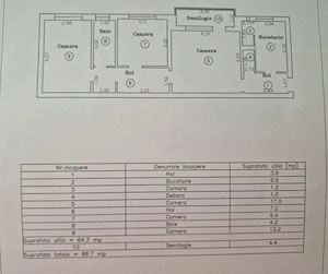 Girocului - 3 camere, etaj intermediar, centrala proprie! - imagine 7