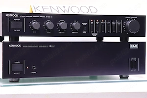 Audiophile Kenwood Basic M1 (Power Amp)+C1 (Control Amp),2x150W Japan.