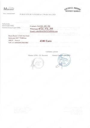 Dacia Duster 1.5 DCI Unic Proprietar - imagine 2