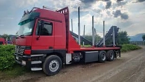 Mercedes 2657, transport lemn cu macara Loglift 135  - imagine 2