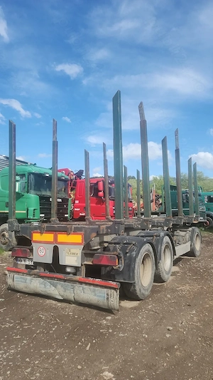 Remorca Panav transport lemn, bușteni  - imagine 2