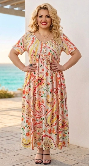 Rochie nouă, lungă, extra large 