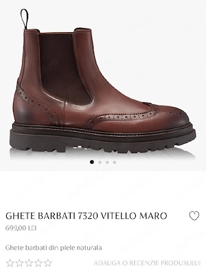 Ghete din piele naturală 