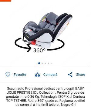Când scaun  Auto Baby Jolie
