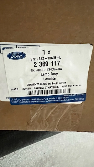 Stop spate original Ford Ranger 2022-2024 OEM Nou - imagine 2