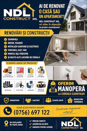 oferim servici de renovari si constructii