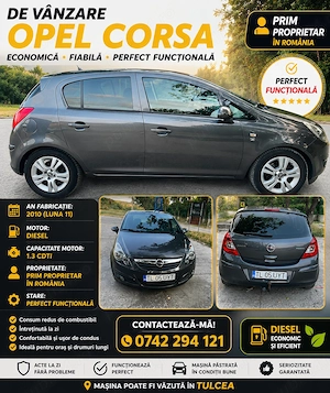 Opel Corsa 1.3 Diesel 2010 - imagine 5