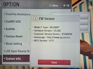 Televizor LED LG, 108 cm, 43LH500T, Full HD, Clasa A+ CU DEFECT - imagine 4