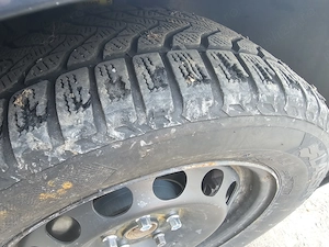 Janta de tabla pe 16" cu anvelopa de iarna 205/55/R16 pentru VW Passat si probabil ca si pentru alte - imagine 2