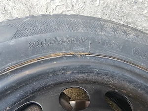Janta de tabla pe 16" cu anvelopa de iarna 205/55/R16 pentru VW Passat si probabil ca si pentru alte - imagine 4