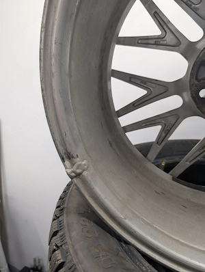 Jante Japan Racing JR28 19X8,5 ET40 5X112 Silver Machined - imagine 3