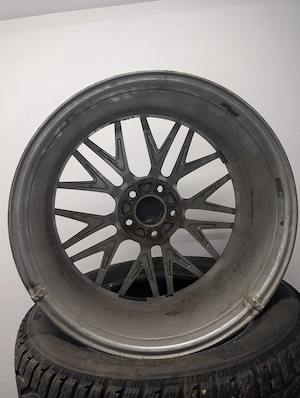 Jante Japan Racing JR28 19X8,5 ET40 5X112 Silver Machined - imagine 5