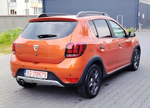 Sandero Stepway Prestige orange Carte scoasa 2017 0,9 turbo benzina, 186000km - imagine 8