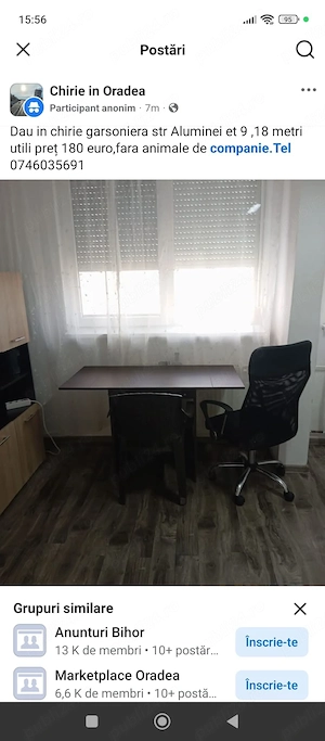 Închiriez garsonieră Rogerius 