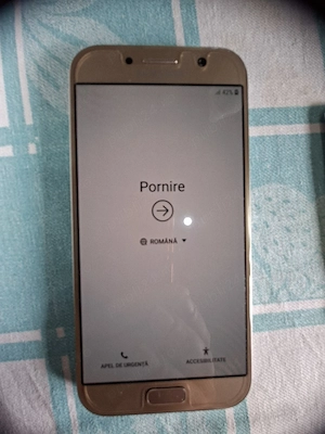 Samsung A5 2017 Gold + card 64Gb + husa - imagine 5