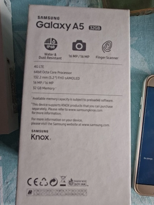 Samsung A5 2017 Gold + card 64Gb + husa - imagine 4