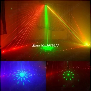 Echipament de iluminat cu efecte laser RGB control DMX