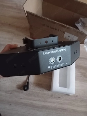 Echipament de iluminat, efecte laser RGB, control DMX