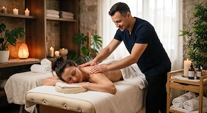 Masaj terapeutic și de relaxare pentru DOAMNE   Bărbat, 45 ani, licențiat
