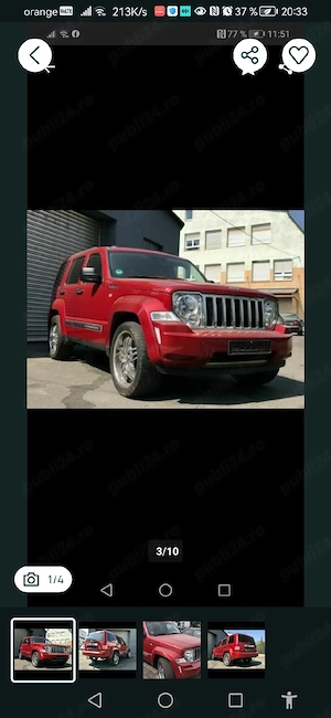 Jeep cheroke kk model 2011 limited 18000 km - imagine 2