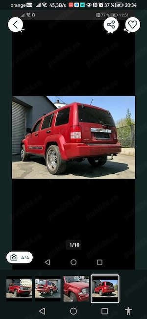Jeep cheroke kk model 2011 limited 18000 km