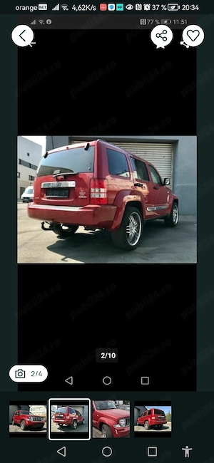Jeep cheroke kk model 2011 limited 18000 km - imagine 3